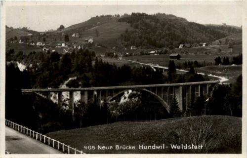 Neue Brücke Waldstatt und Hundwil