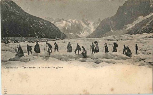 Chamonix - Traversee de la mer de glace
