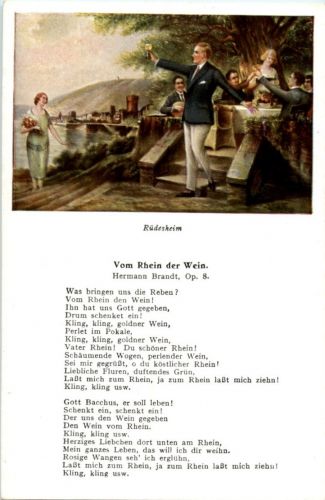 Rüdesheim - Liederkarte