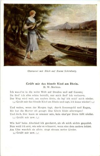 Oberwesel - Liederkarte