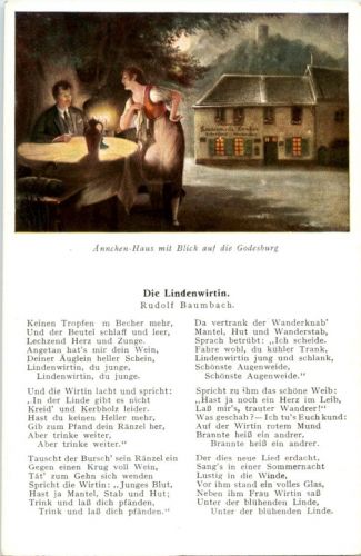 Godesburg - Liederkarte
