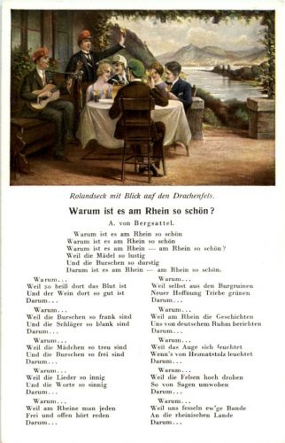 Rolandseck - Liederkarte