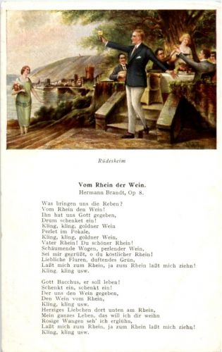 Rüdesheim - Liederkarte
