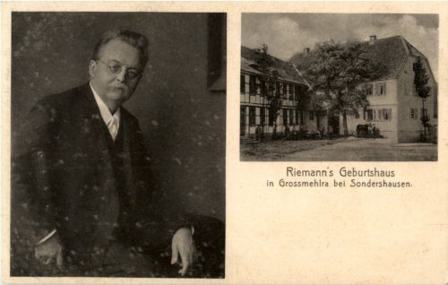 Grossmehla - Erinnerungs Karte Prof. Dr. Riemann