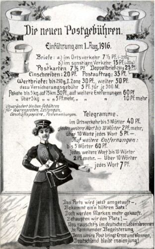 Die neuen Postgebühren