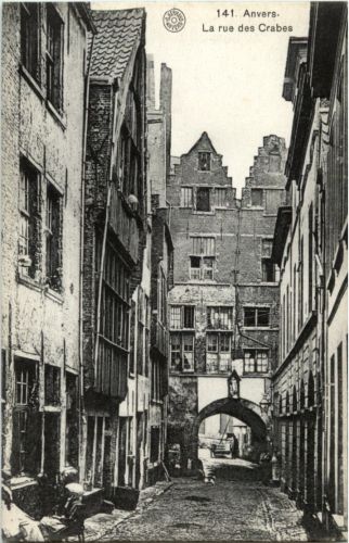 Anvers - La rue des Crabes