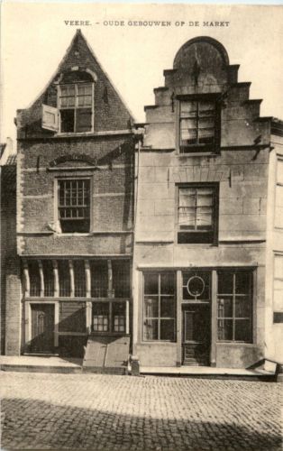 Veere - Oude Gesbouwen of de Markt
