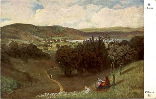 Hans Thoma - Offenes Tal