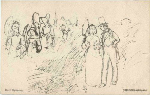 Carl Spitzweg - Institutspaziergang