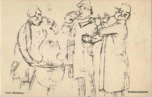 Carl Spitzweg - Bettelmusikanten