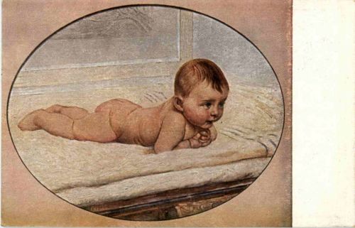 Baby - Künstlerkarte G. Sartorio