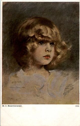 Kind - Künstlerkarte B. v. Szankowaski