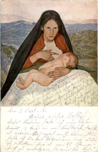 Rob. Wellmann - Junge Sabinische Mutter