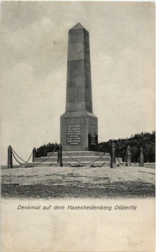 Döberitz - Denkmal auf dem Hasenheidenberg