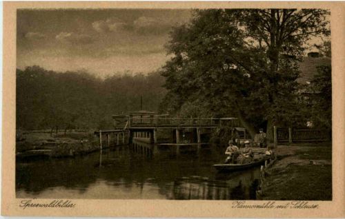 Kannomühle mit schleuse