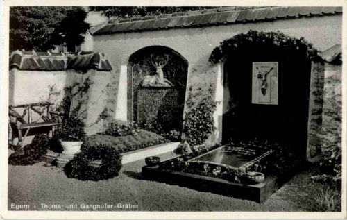 Egern - Thoma und Ganghofer Gräber