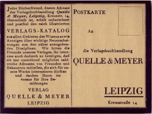 Leipzig - Quelle & Meyer