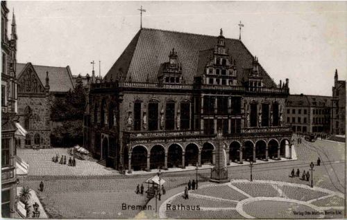 Bremen - Werbekarte Hermann Schmofrow