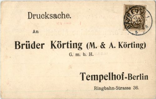 Berlin Tempelhof - Brüder Körting