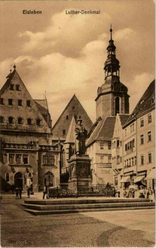 Eisleben - Luther Denkmal
