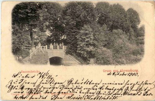 Gruss aus Ahrensburg - Bauernbrücke