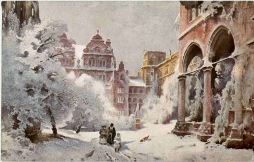 Heidelberg - Künstlerkarte Richard Püttner