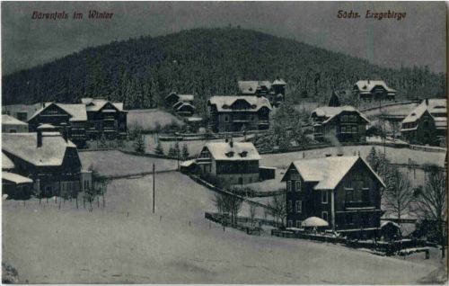 Bärenfels im Winter