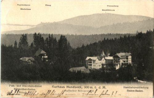Bühl - Kurhaus Hundseck