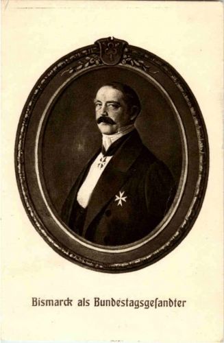 Bismarck als Bundestagsgesandter - Bismarck Karte