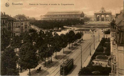 Bruxelles - Avenue de Tervueren - Tramway