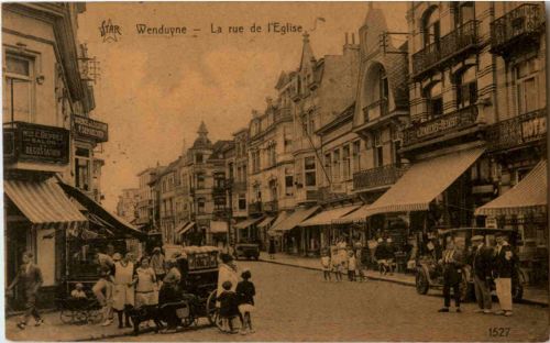 Wenduyne - La rue de l eglise