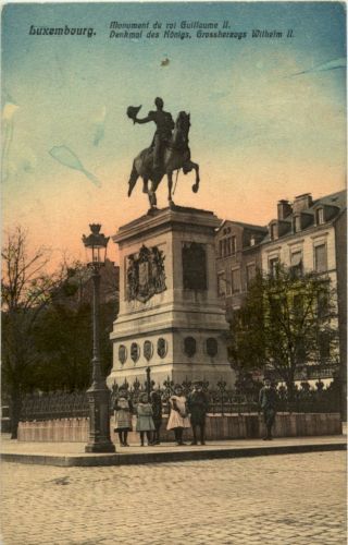 Luxembourg - Monument du roi Guillaume