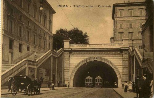 Roma - Traforo sotto il Quirinale