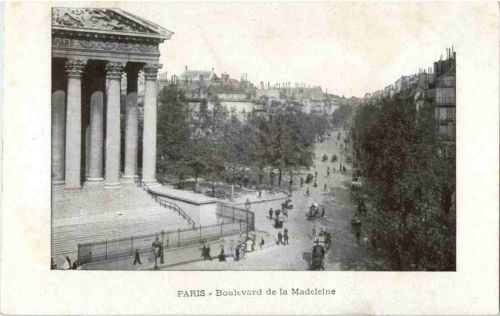 Paris - Boulevard de la Madeleine
