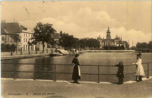 Mulhouse - Partie am Kanal