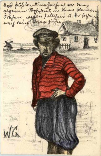 Künstlerkarte - Feldpost