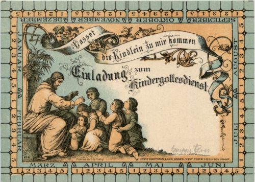 Einladung zum Kindergottesdienst