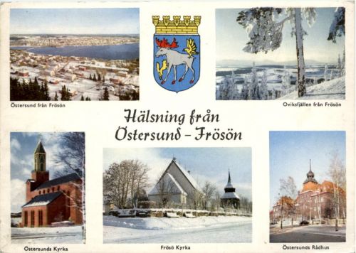 Hälsning fran Östersund Frösön
