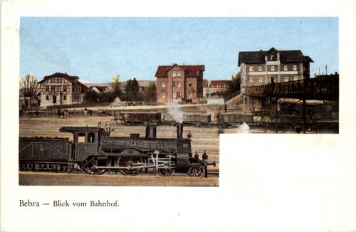 Bebra - Blick vom Bahnhof - 150 Jahre Deutsche Eisenbahn