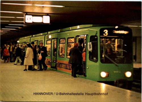 Hannover - U-Bahnhaltestelle Hauptbahnhof