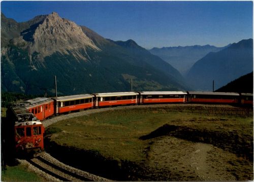 Alp Grüm - Eisenbahn