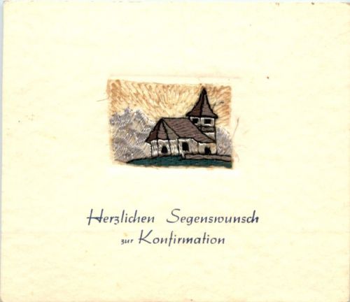 Konfirmation - Bestickt