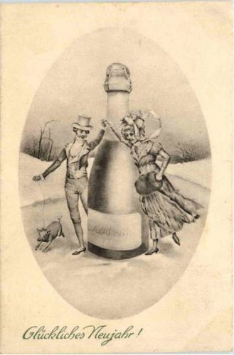 Neujahr - Sekt