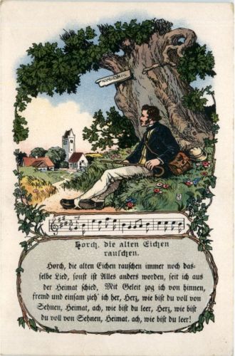 Liederkarte - Horch die alten Eichen