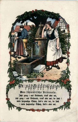 Liederkarte - Das schwäbische Brünnele