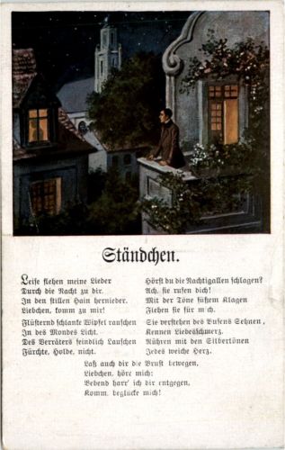 Liederkarte - Ständchen