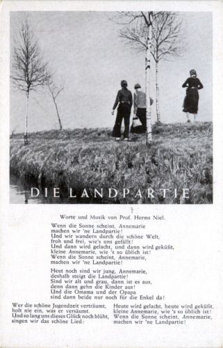 Liederkarte - Die Landpartie