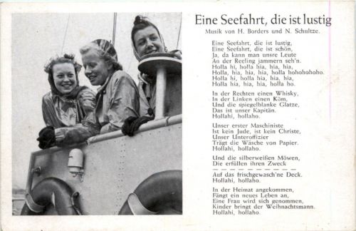 Liederkarte - Eine Seefahrt