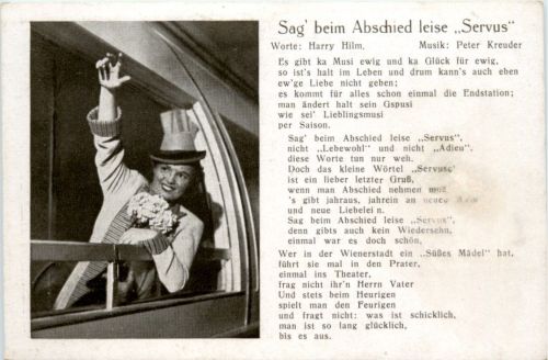 Liederkarte - Sag beim Abschied