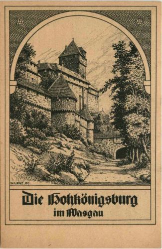 Die Hohkönigsbug im Wasgau